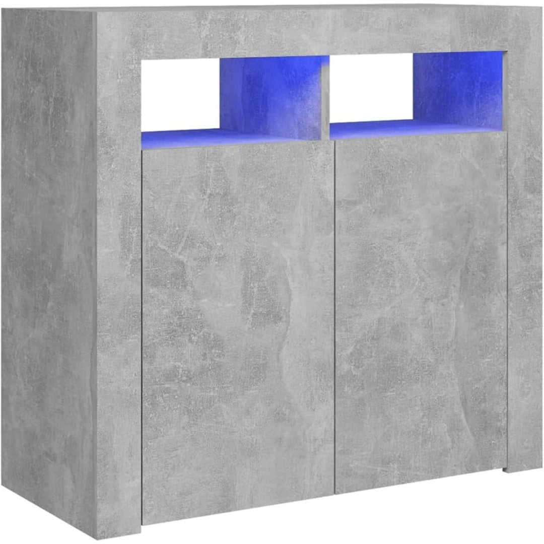 Mobile contenitore regolabile con illuminazione LED grigio