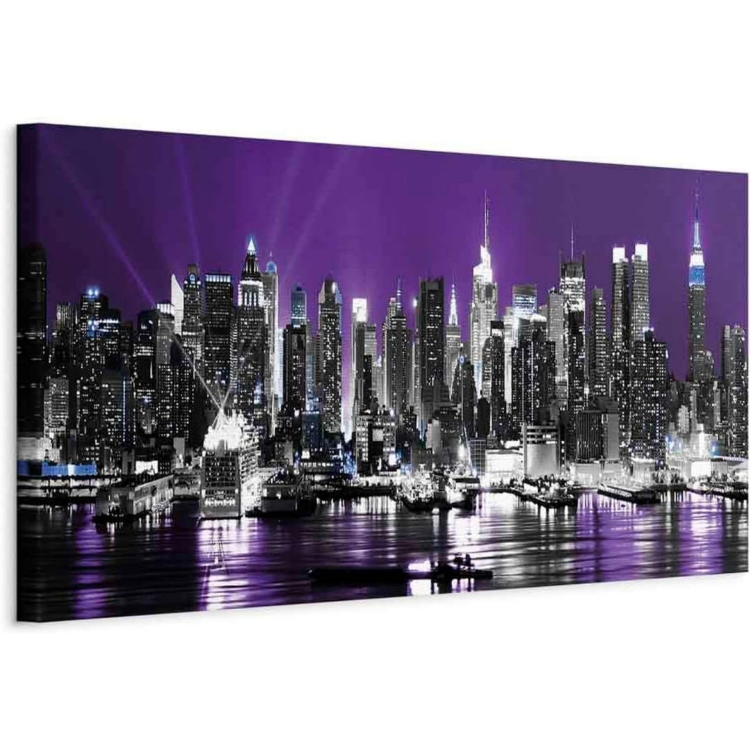 Poster e stampe murando Quadro Moderno Soggiorno Rilievo nero