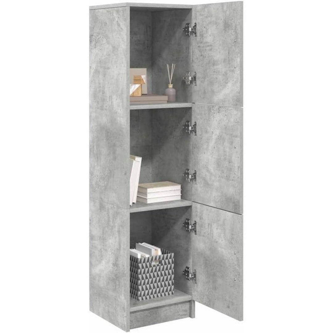 Credenza da soggiorno Credenza Grigio Cemento grigio