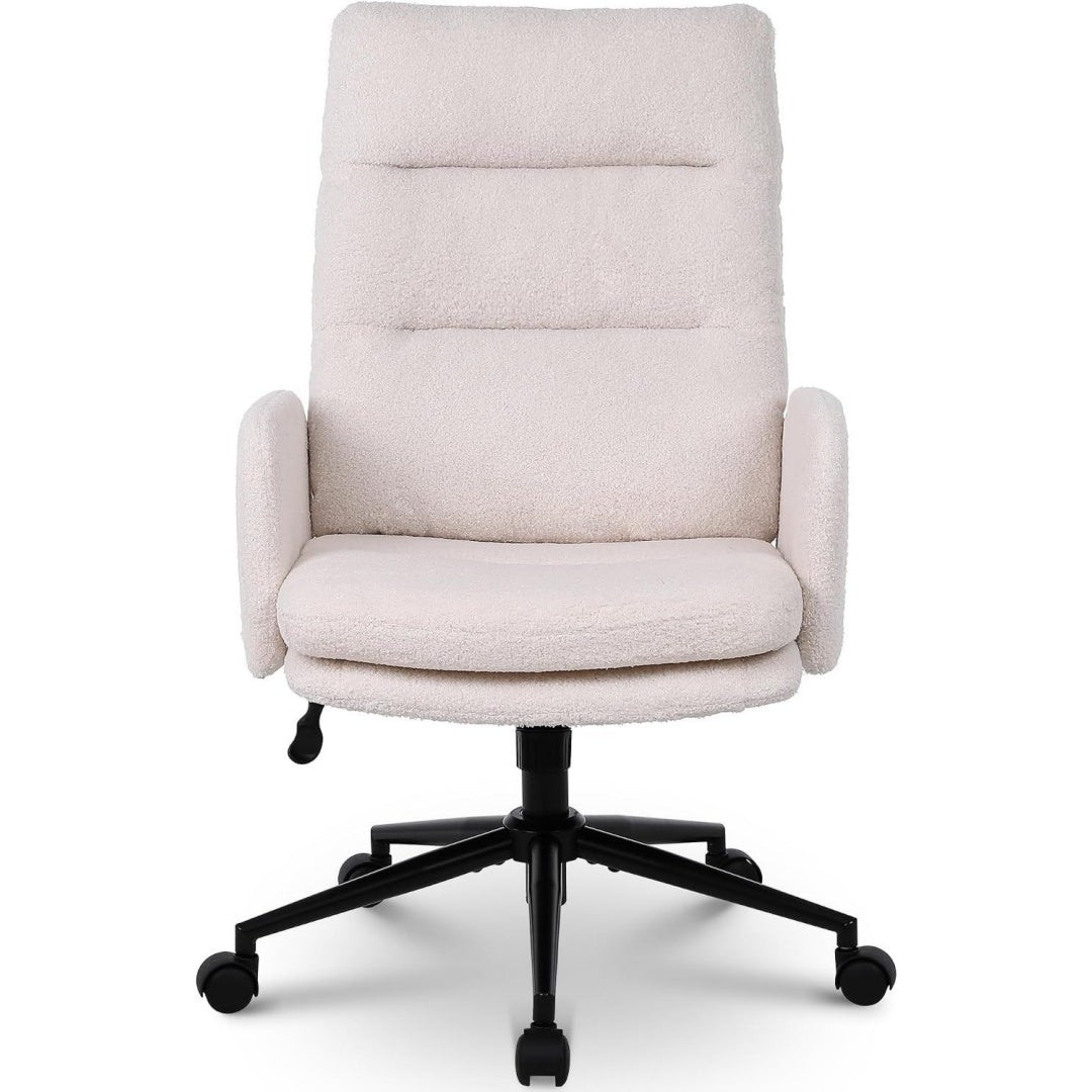 Seduta lounge regolabile rivestimento in tessuto beige