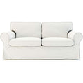 Seduta imbottita Ektorp Copridivano divano letto Ikea bianco