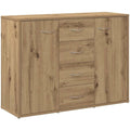 Mobile contenitore Credenza Rovere Artigianale Legno Multistrato rovere