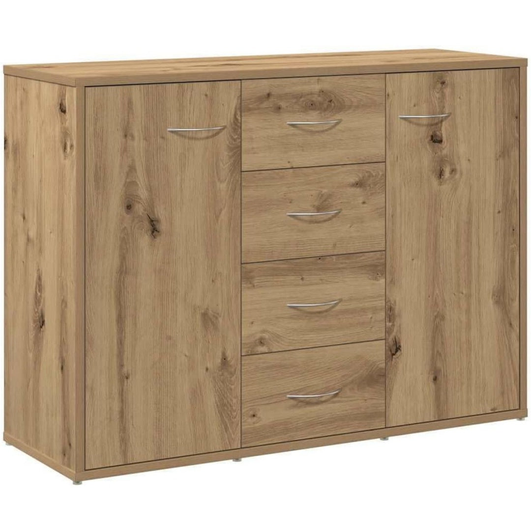 Mobile contenitore Credenza Rovere Artigianale Legno Multistrato rovere