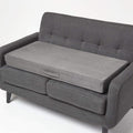 Mobile funzionale regolabile 100 x 50 x 10 cm grigio