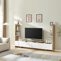 Console porta TV 233 x 31 x 140,5 cm bianco