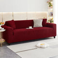 Divano da soggiorno Jacquard Fodere Copridivani Divano Cuscini, rosso