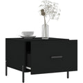 Arredo per soggiorno con cassetti nero