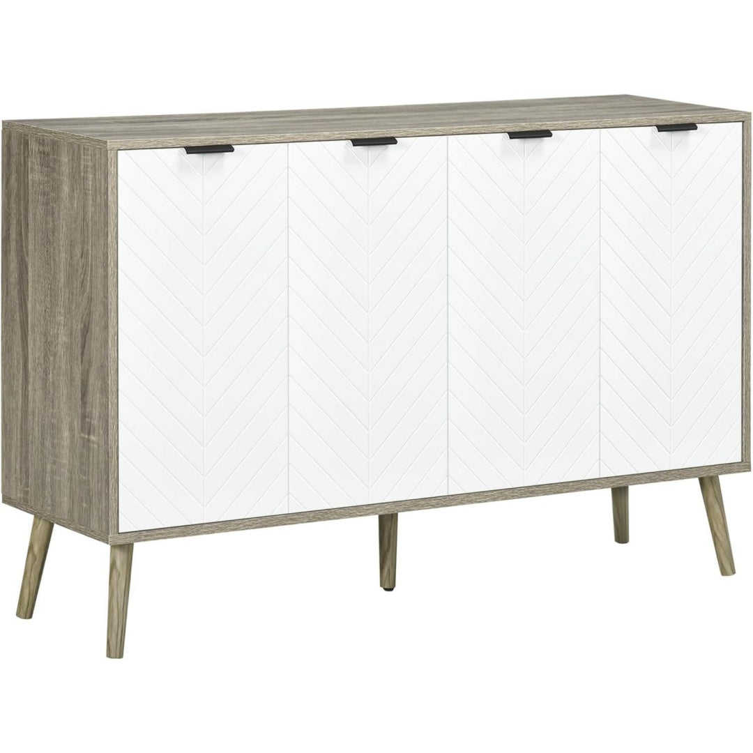 Credenza da soggiorno regolabile marrone